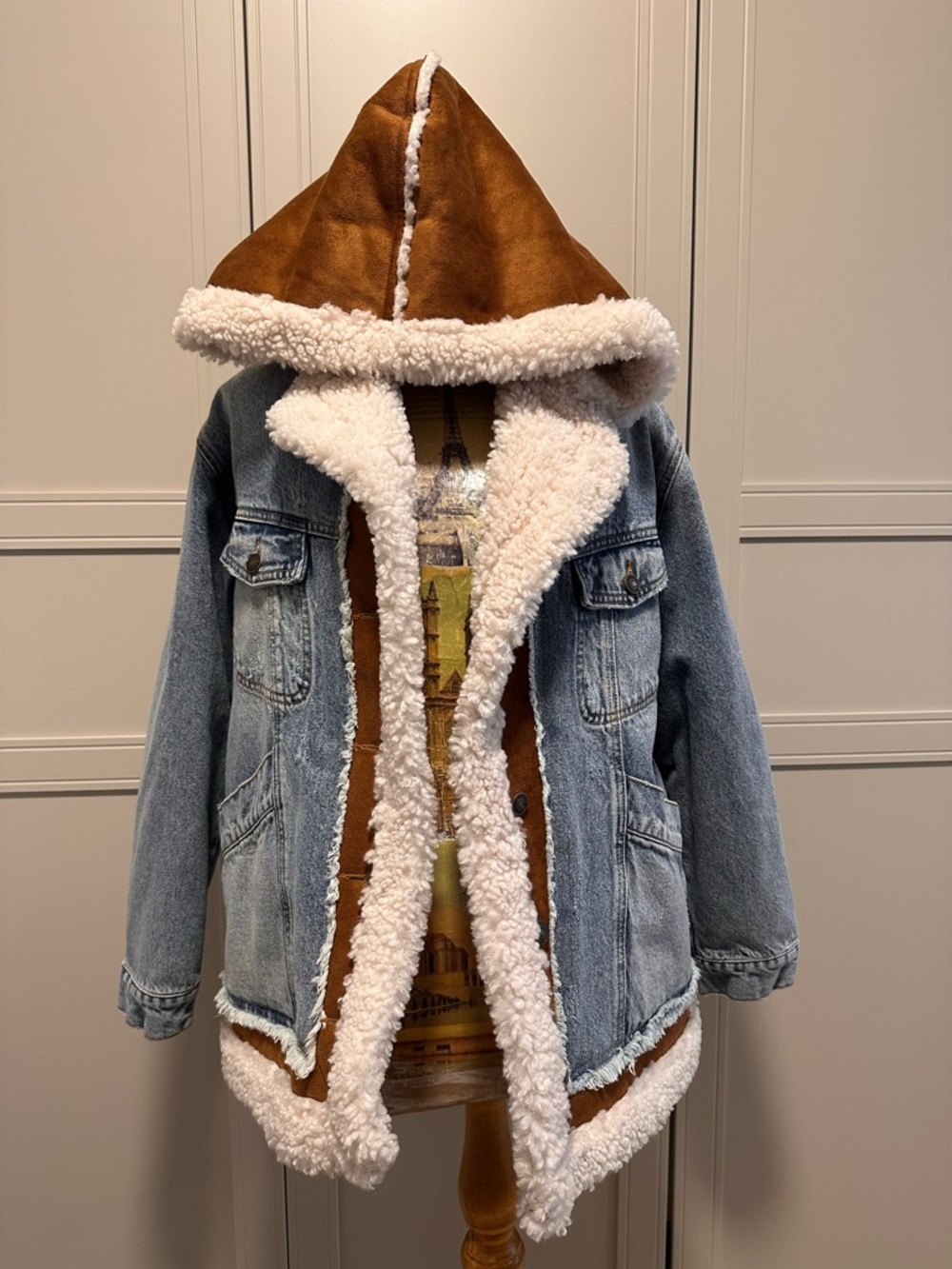 Free People We The Free Magnolia Denim Jacket XS - Picture 5 of 12